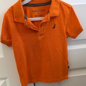 Nautica Kids Polo Shirt in Vibrant Orange